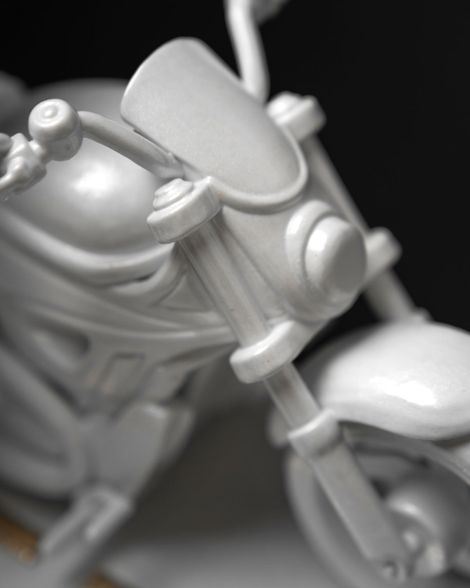 Statuette Rebellious Aries with Gold