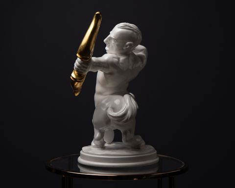 Statuette “Untamed Sagittarius with Gold”