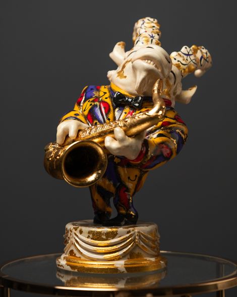 Statuette “Capricorn in the Rhythm of Jazz” — Carnival Collection
