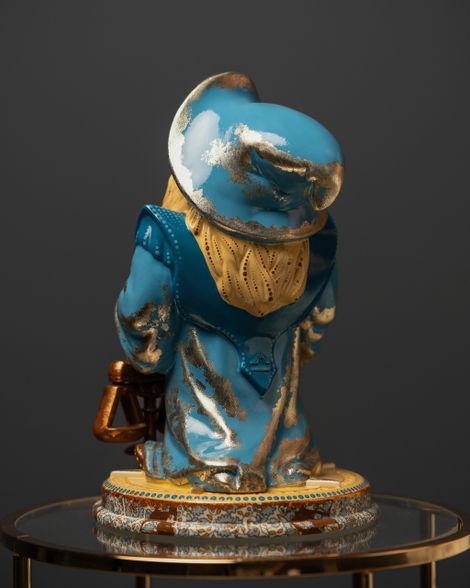 Libra Statuette – Blue Masquerade