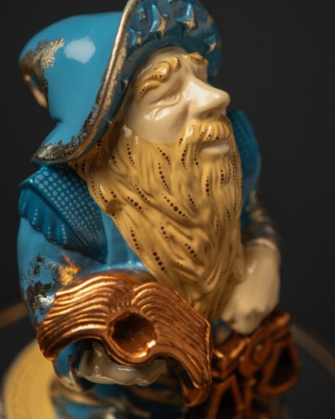 Libra Statuette – Blue Masquerade