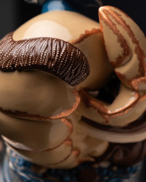 Statuette Cancer – Blue Masquerade