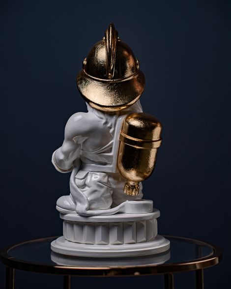 Statuette The Firefighting Aquarius with Gold
