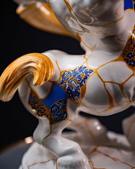 Statuette Sagittarius — Zodiac Kintsugi