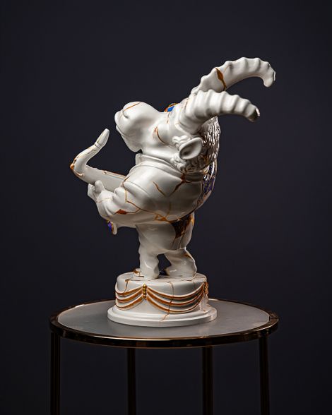 Statuette Capricorn – Zodiac Kintsugi