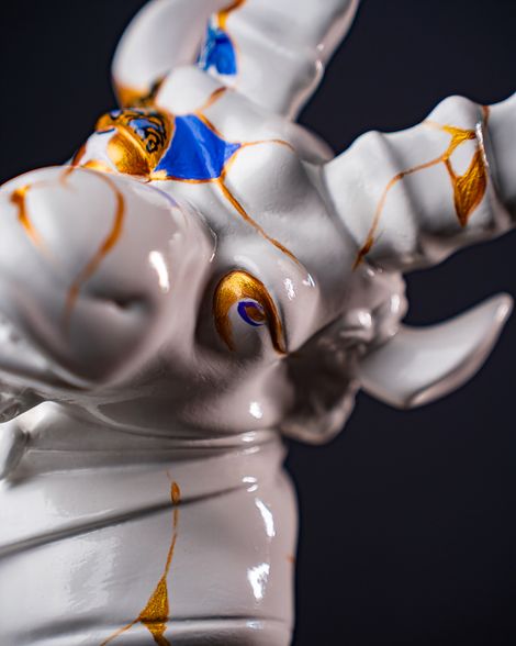 Statuette Capricorn – Zodiac Kintsugi