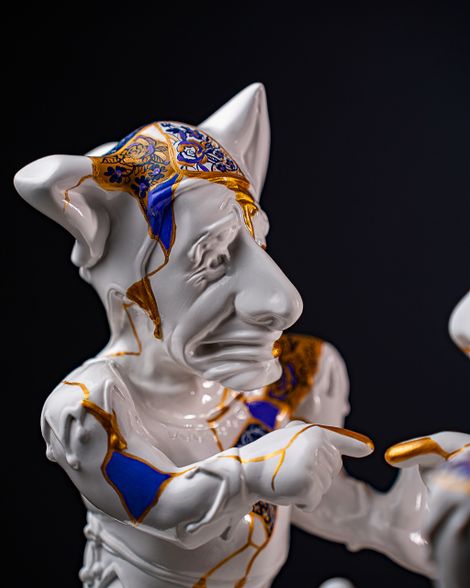 Statuette Gemini – Zodiac Kintsugi