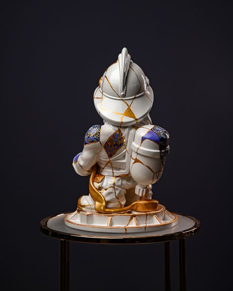 Statuette Aquarius – Zodiac Kintsugi