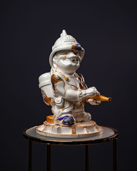 Statuette Aquarius – Zodiac Kintsugi