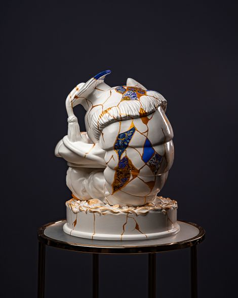 Statuette Cancer – Zodiac Kintsugi