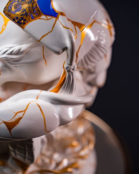 Statuette Cancer – Zodiac Kintsugi