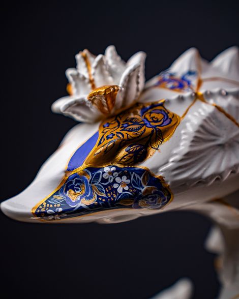 Statuette Pisces – Zodiac Kintsugi