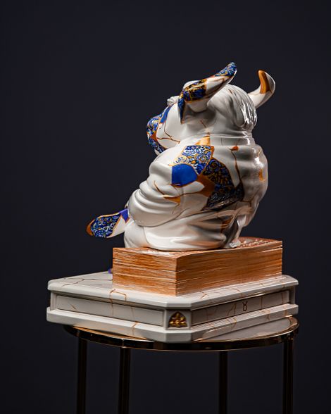 Statuette Taurus – Zodiac Kintsugi