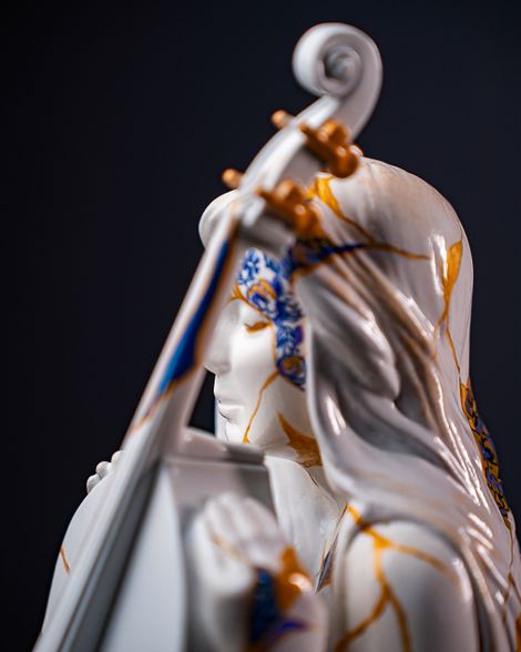 Statuette Virgo – Zodiac Kintsugi
