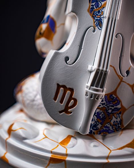 Statuette Virgo – Zodiac Kintsugi