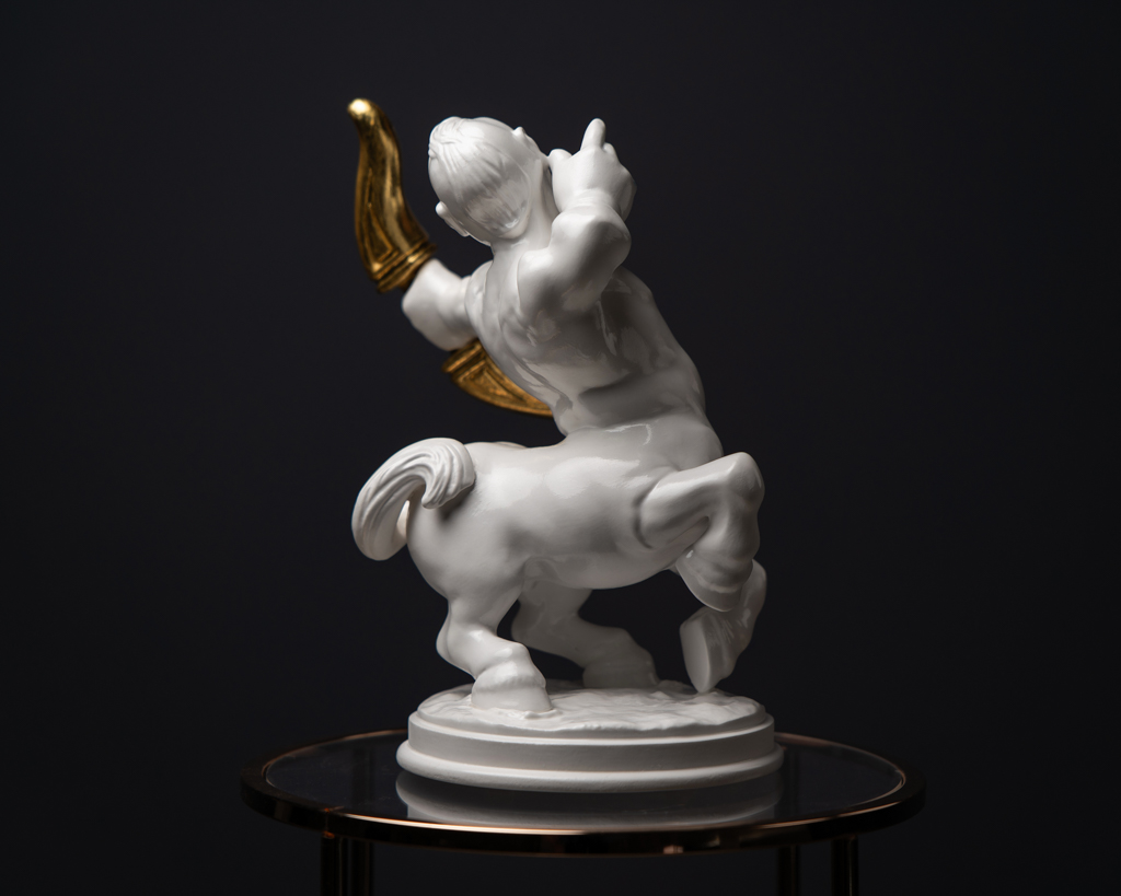 Statuette “Untamed Sagittarius with Gold”