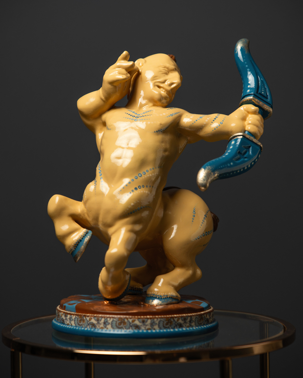 Statoette Sagittarius Blue Masquerade