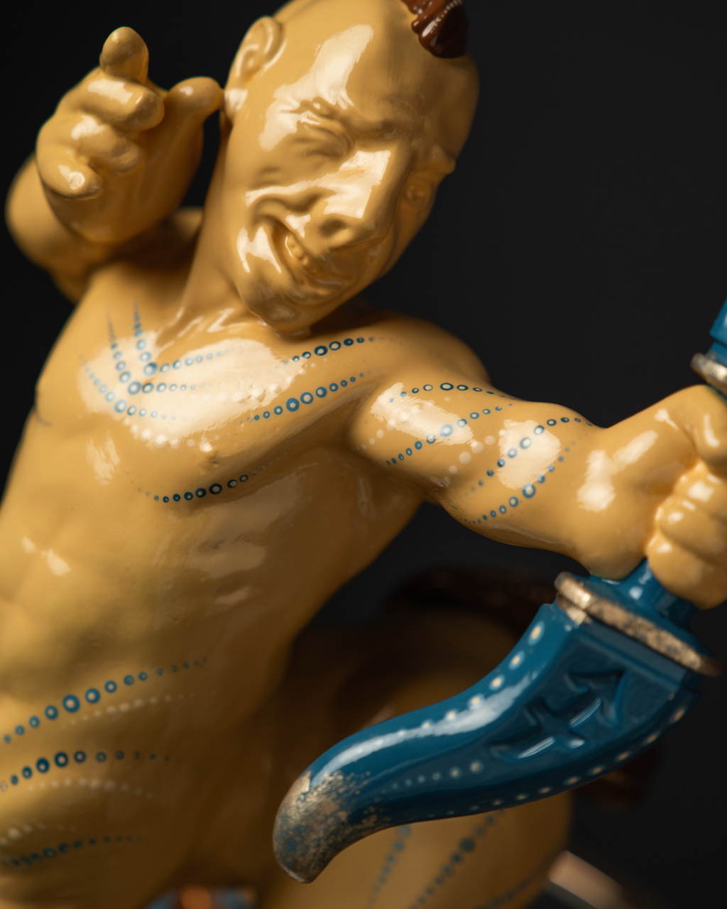 Statoette Sagittarius Blue Masquerade