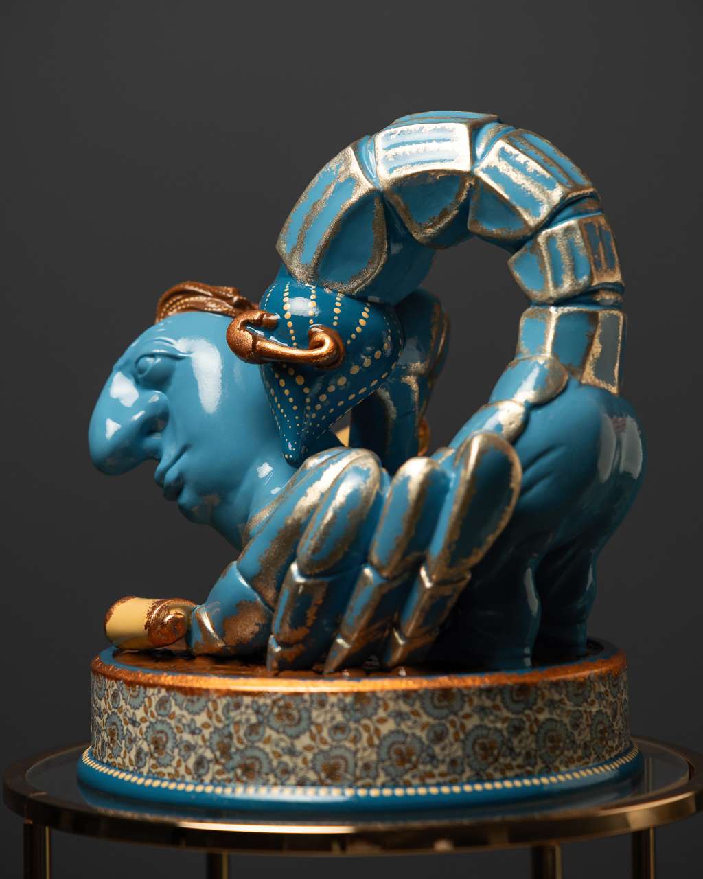 Statuette Scorpio - Blue Masquerade