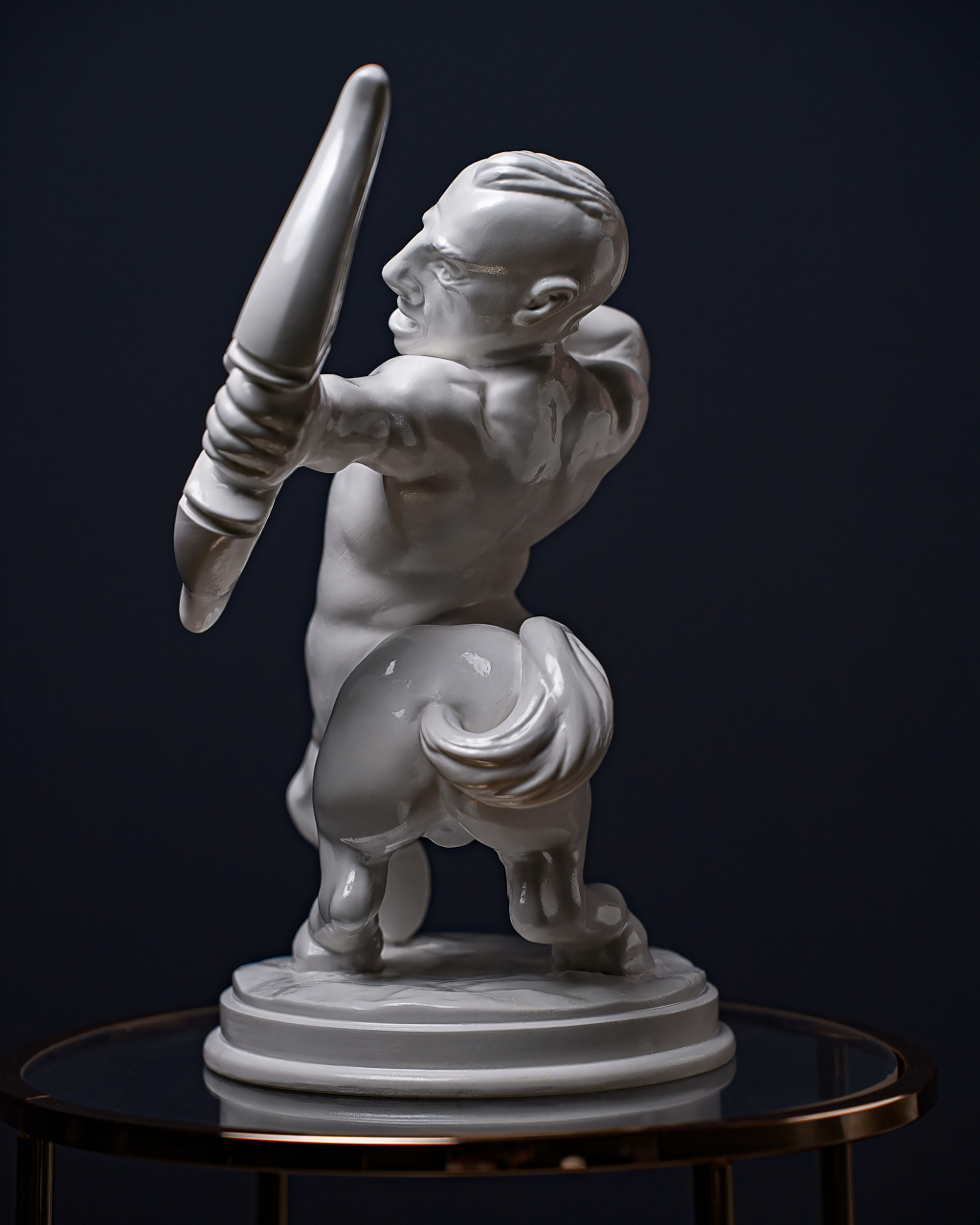 White Statuette Sagittarius