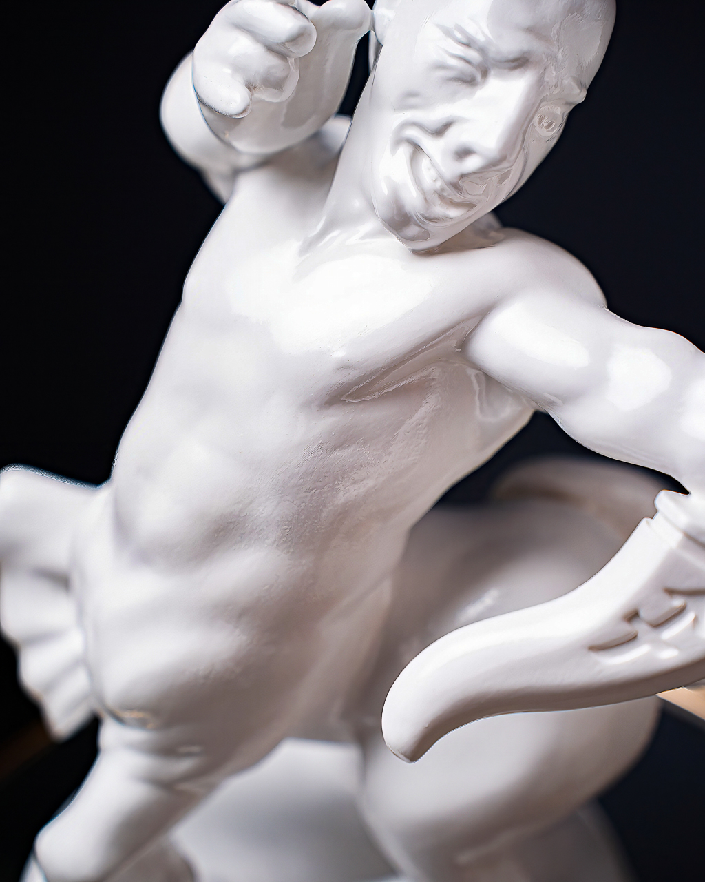 White Statuette Sagittarius