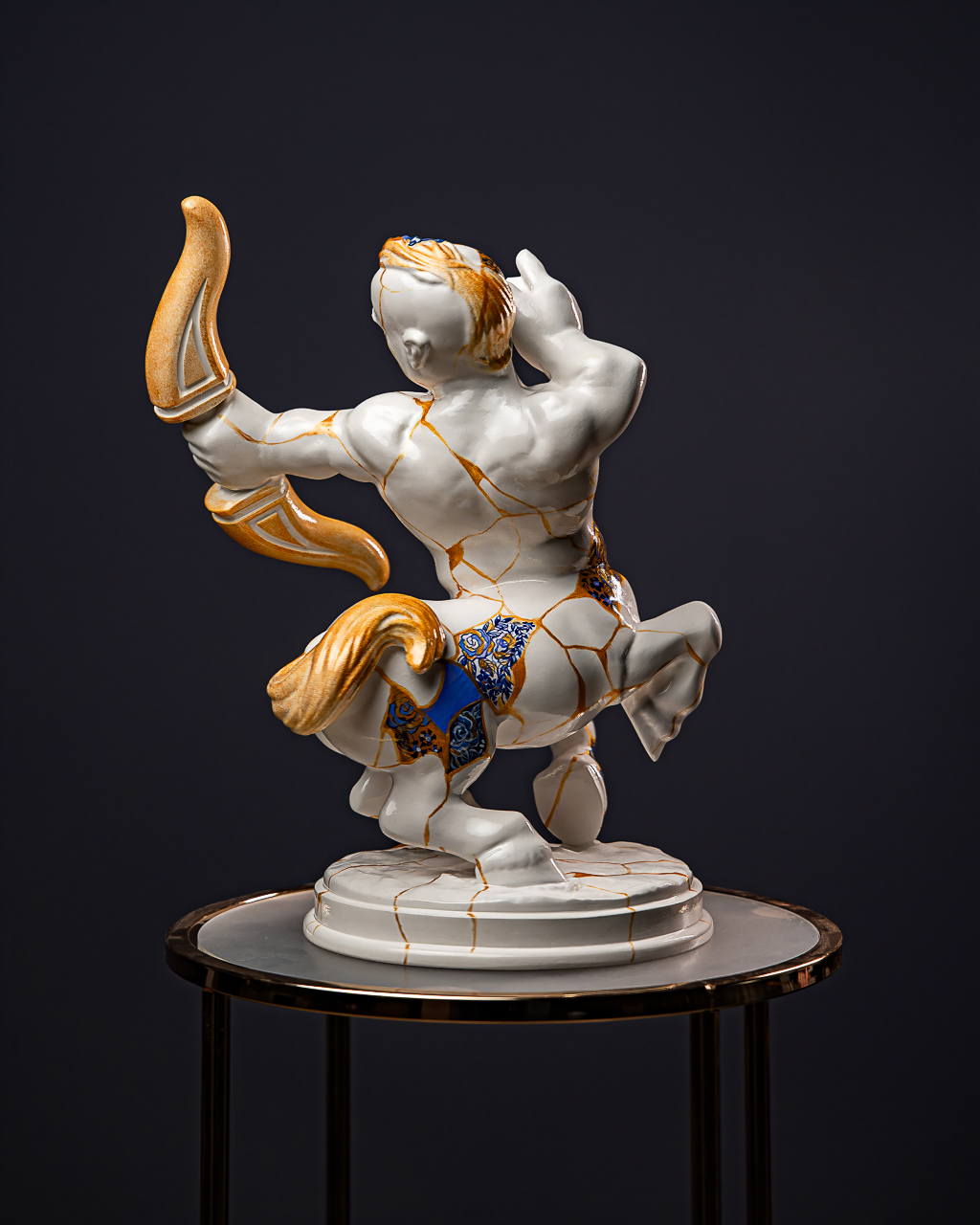 Statuette Sagittarius — Zodiac Kintsugi