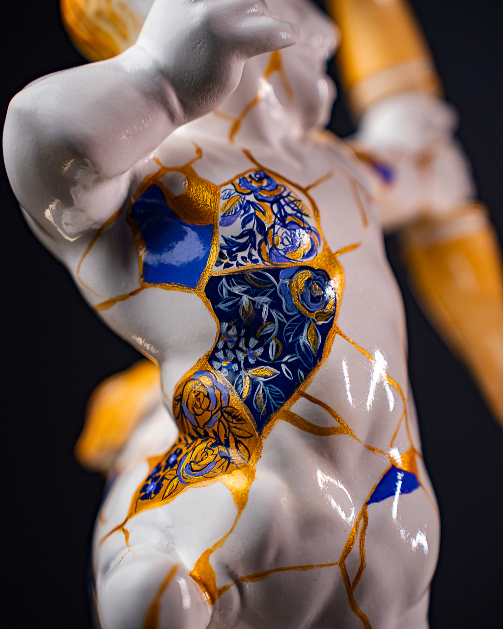 Statuette Sagittarius — Zodiac Kintsugi