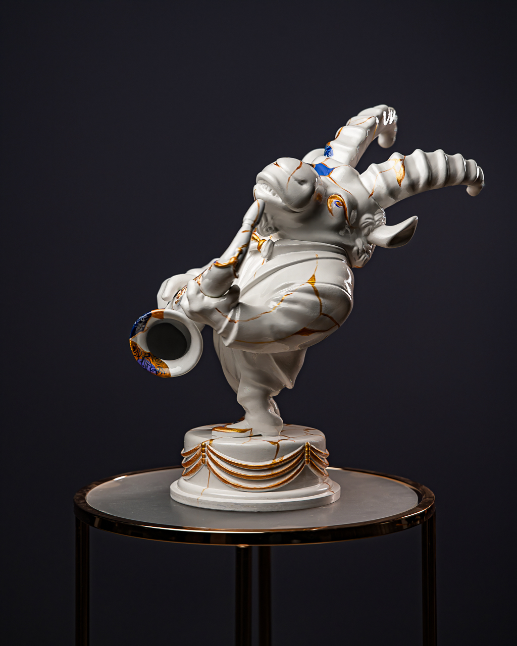 Statuette Capricorn – Zodiac Kintsugi
