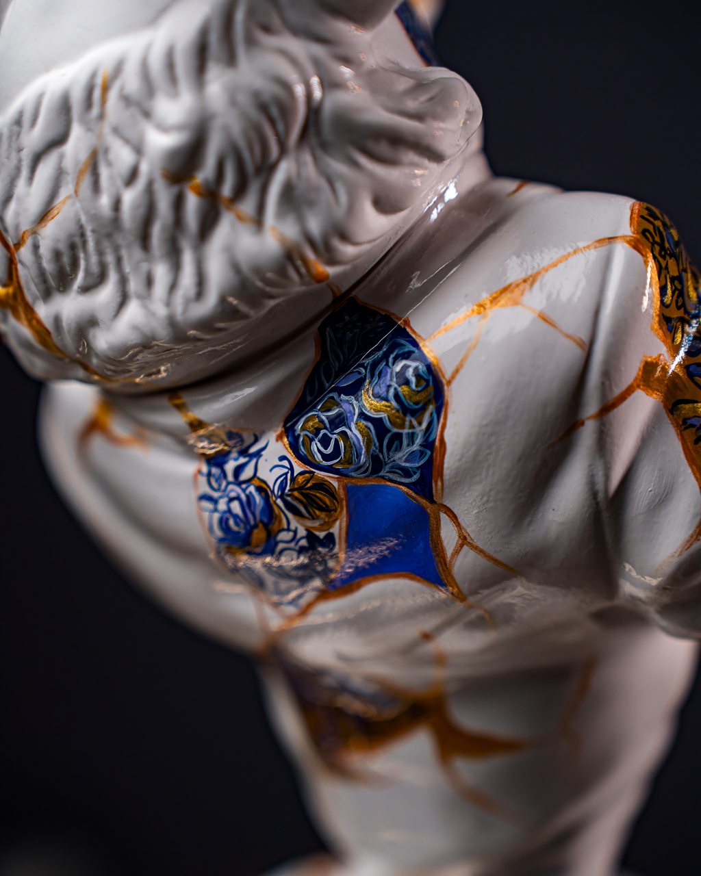 Statuette Capricorn – Zodiac Kintsugi