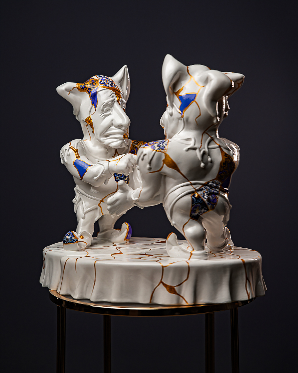 Statuette Gemini – Zodiac Kintsugi