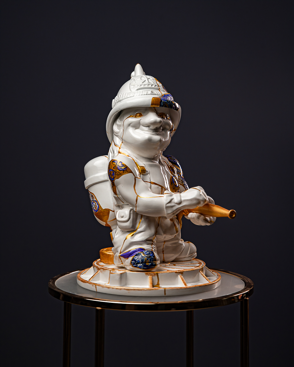 Statuette Aquarius – Zodiac Kintsugi