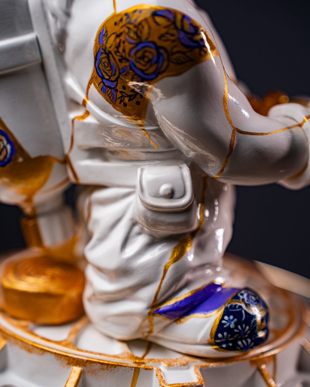 Statuette Aquarius – Zodiac Kintsugi