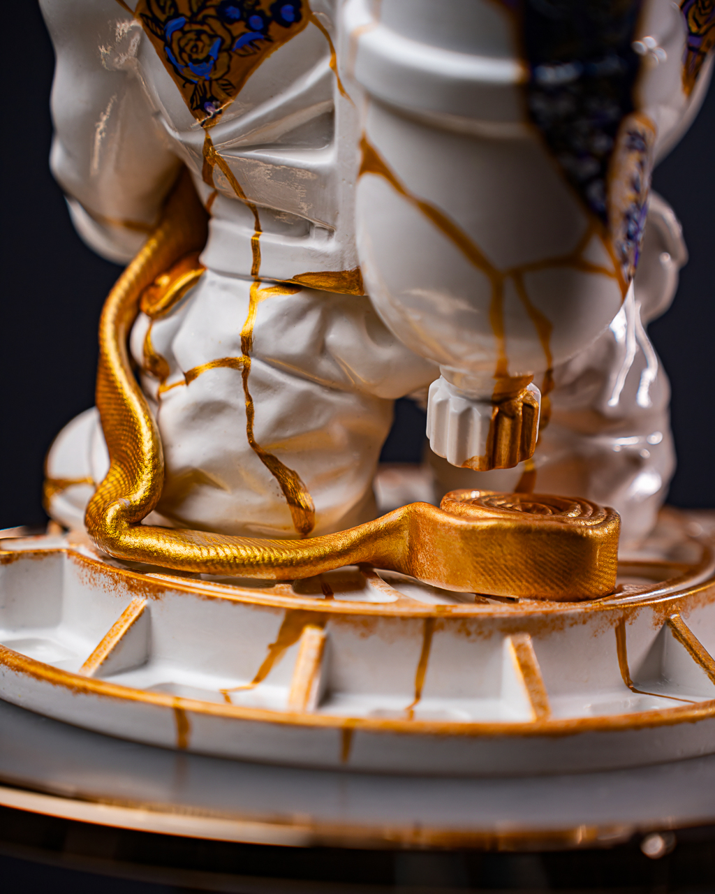Statuette Aquarius – Zodiac Kintsugi