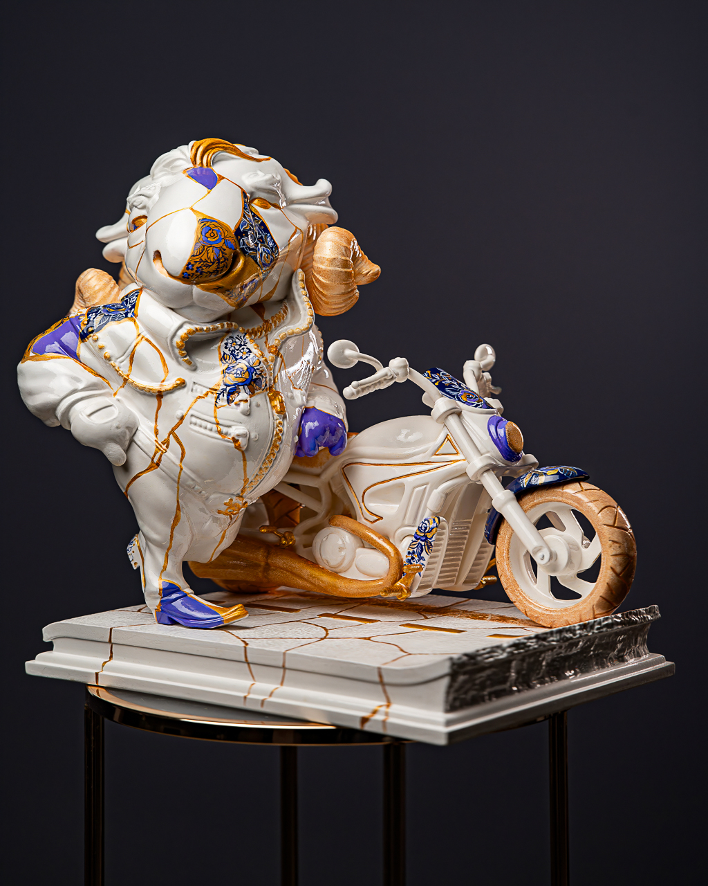Statuette Aries – Zodiac Kintsugi