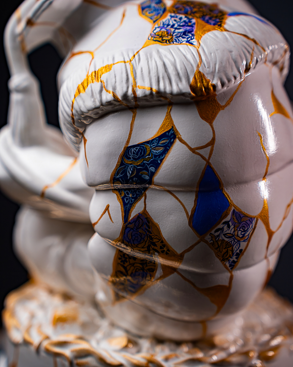 Statuette Cancer – Zodiac Kintsugi