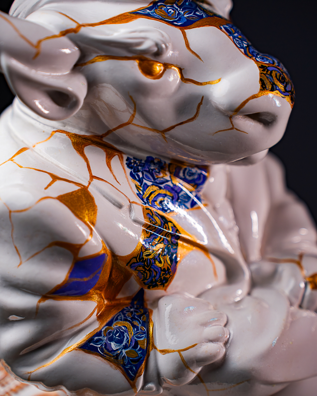 Statuette Taurus – Zodiac Kintsugi